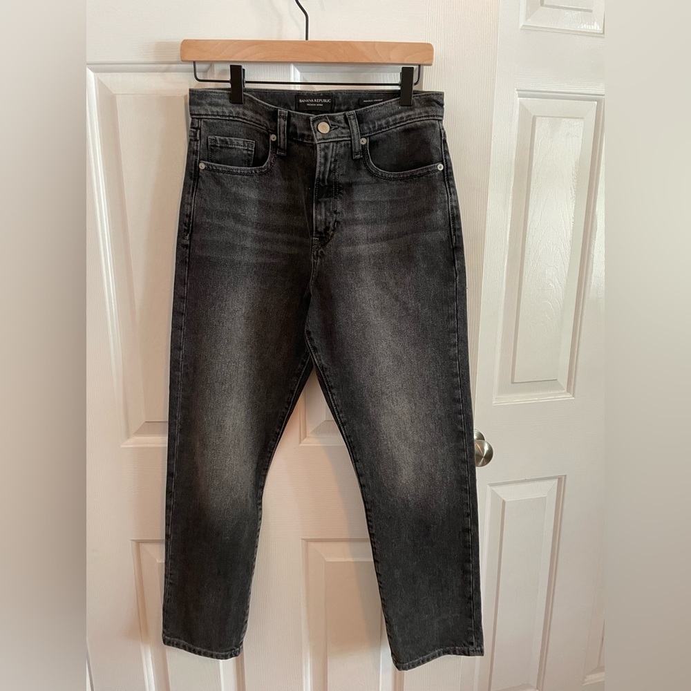 Banana Republic High Rise Straight Jeans